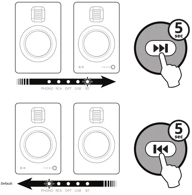 kanto TUK Powered Speakers - Channel Swap