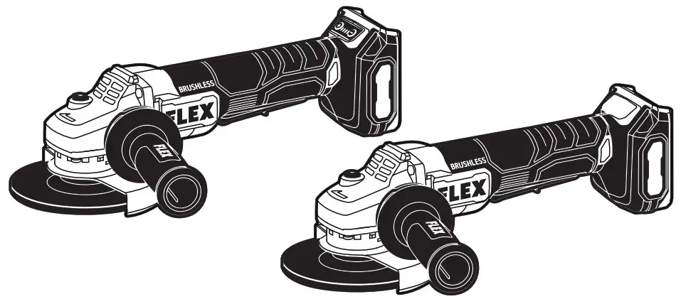 FLEX FX3171A 5 Inch Variable Speed Angle Grinder - Cover