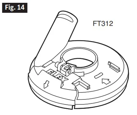 FLEX FX3171A 5 Inch Variable Speed Angle Grinder - DUST EXTRACTION