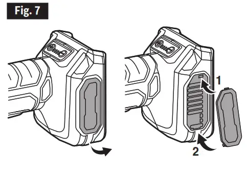 FLEX FX3171A 5 Inch Variable Speed Angle Grinder - FILTER COVER