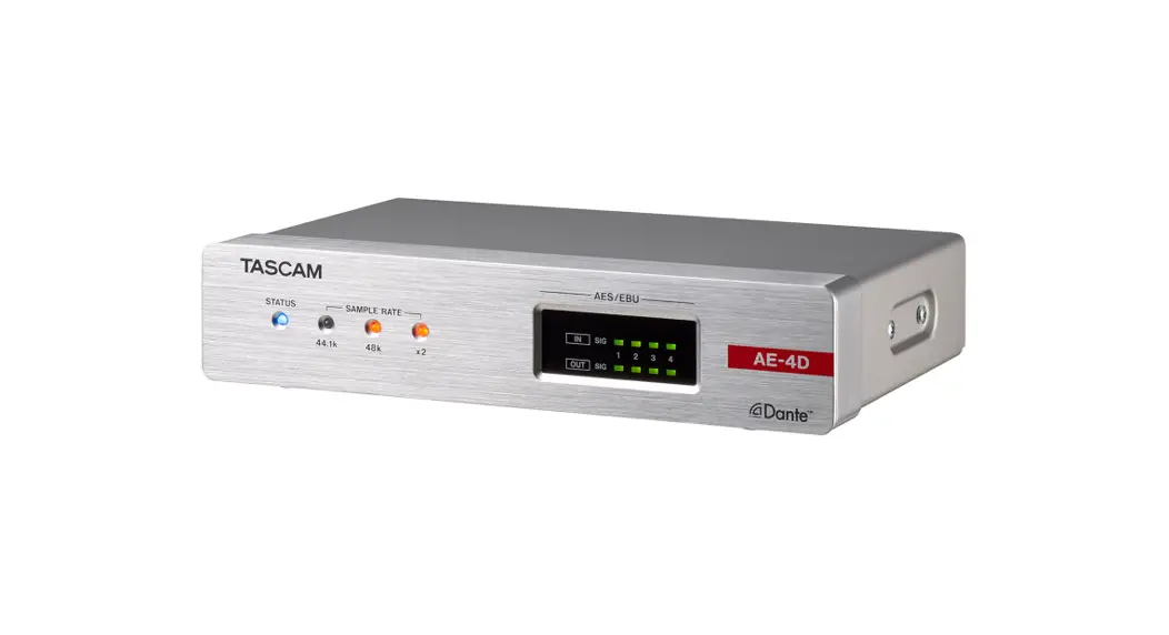 Tascam Ae-4d Digital Converter Owner's Manual Tascam Ae-4d Digital Converter Owner's Manual
