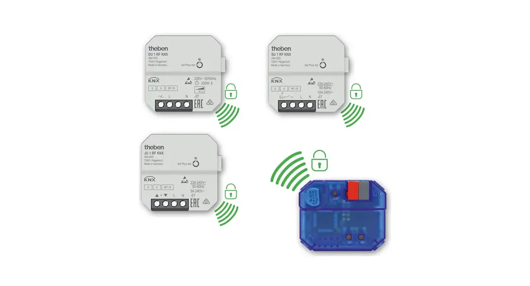 Theben Knx Rf Flash-mounting Wireless Actuators Instruction Manual Theben Knx Rf Flash-mounting Wireless Actuators Instruction Manual