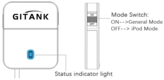 GITANK 300A Wireless Bluetooth Music Interface Adapter