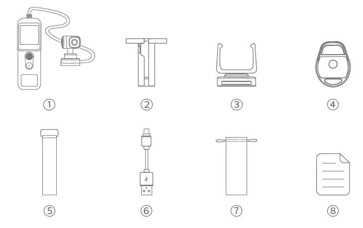 FeiyuTech Pocket 2S Wearable Light 3-Axis 3