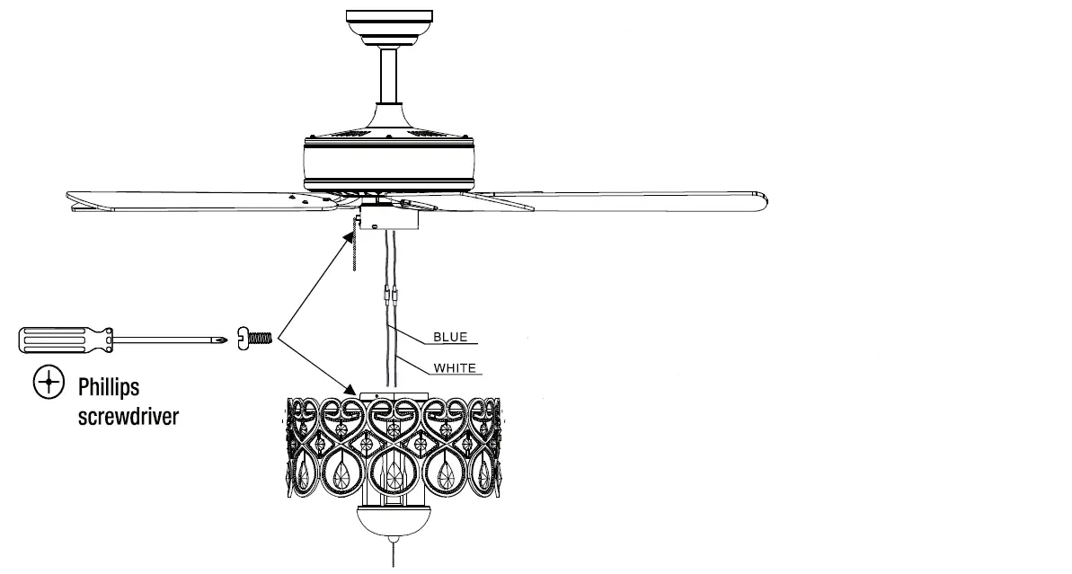 COSTWAY EP24570US 52 Inch Ceiling-Fan-Lamp-fig-11