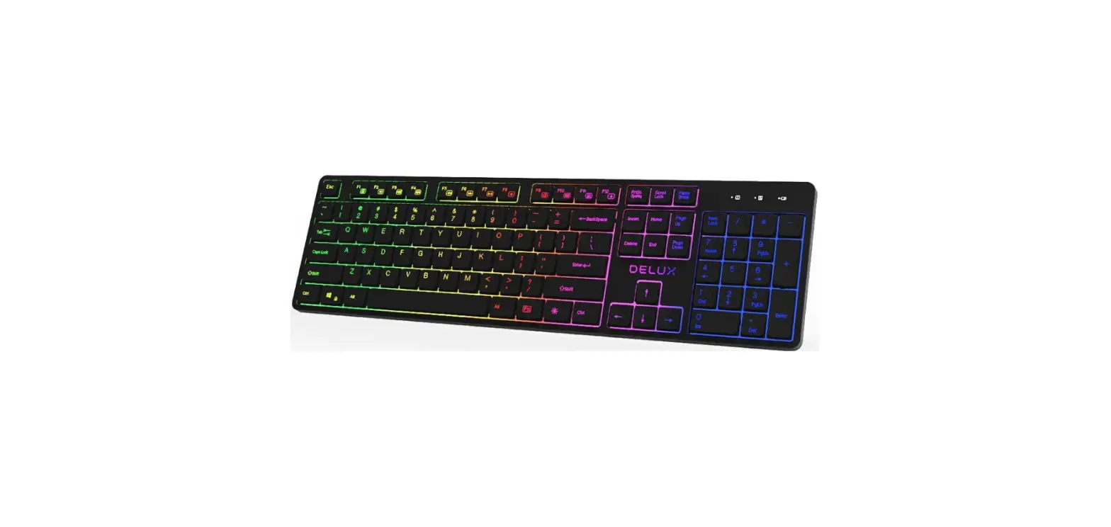 Delux Sk800gl 2.4g Wireless Silent Keyboard User Manual Delux Sk800gl 2.4g Wireless Silent Keyboard User Manual