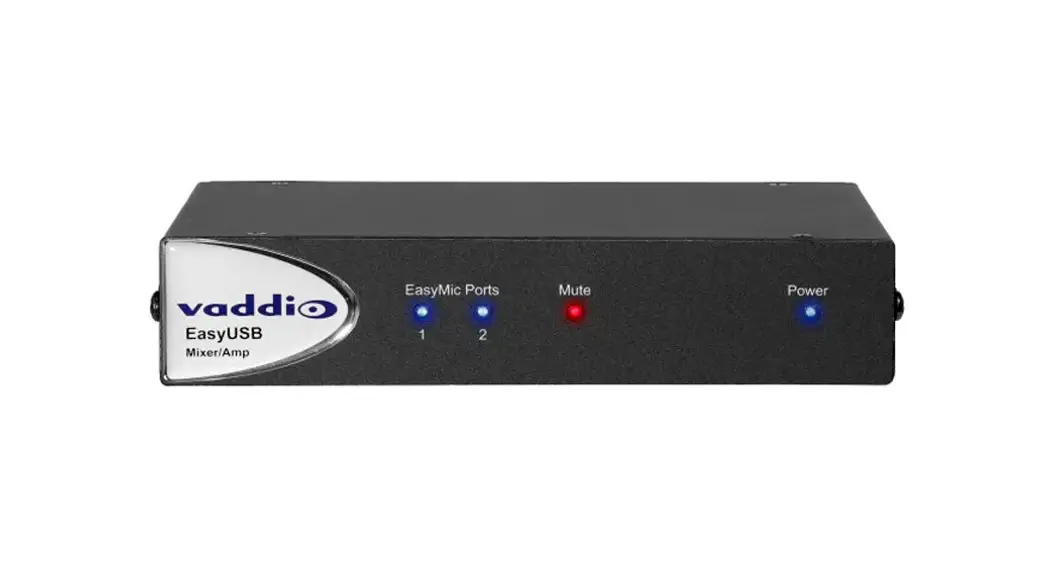 Vaddio Easyusb Mixer-amp Audio Mixer And Amplifier Instruction Manual