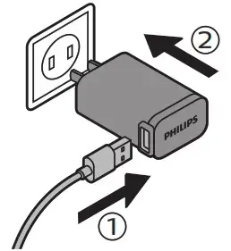 PHILIPS 2000 Series Sonicare Cordless Power Flosser - Getting Started 3