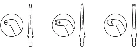 PHILIPS 2000 Series Sonicare Cordless Power Flosser - Nozzles