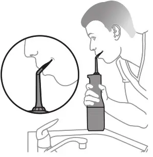 PHILIPS 2000 Series Sonicare Cordless Power Flosser - Using your Cordless Power Flosser 1