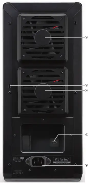 FANTEC Sata HDD Usb 3.1 Generation - Real Panel