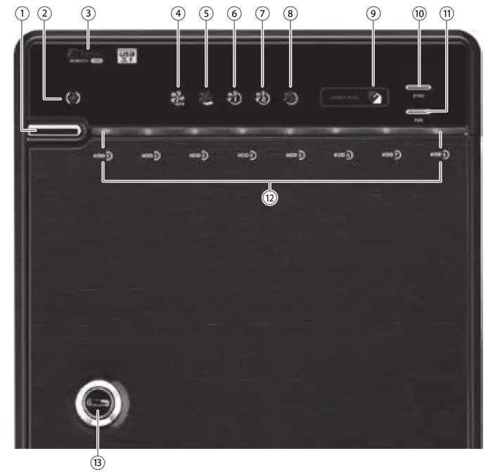 FANTEC Sata HDD Usb 3.1 Generation - button