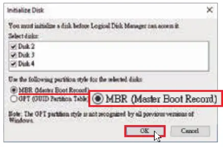 FANTEC Sata HDD Usb 3.1 Generation - intilization 2