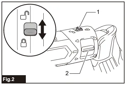 makita TD022D Cordless Impact Driver FIG 2'