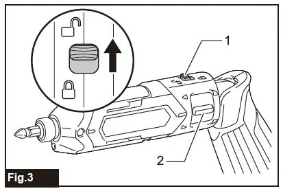 makita TD022D Cordless Impact Driver FIG 3
