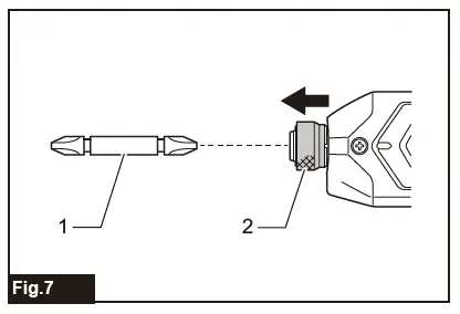 makita TD022D Cordless Impact Driver FIG 7
