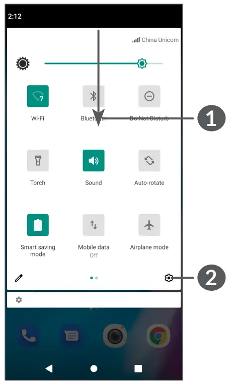 TCL L10 Lite Smart Phone - Home screen