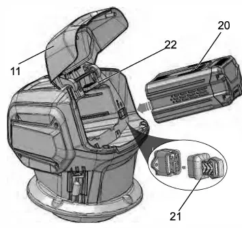 greenworks GLM801600 80V 21-Inch Cordless Lawn Mower fig 12