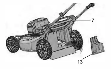 greenworks GLM801600 80V 21-Inch Cordless Lawn Mower fig 9