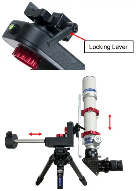 Install and balance telescope