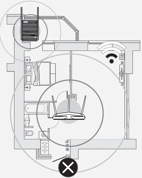 rock space RSD0617 AC2100 Dual Band Wi-Fi Range Extender 01