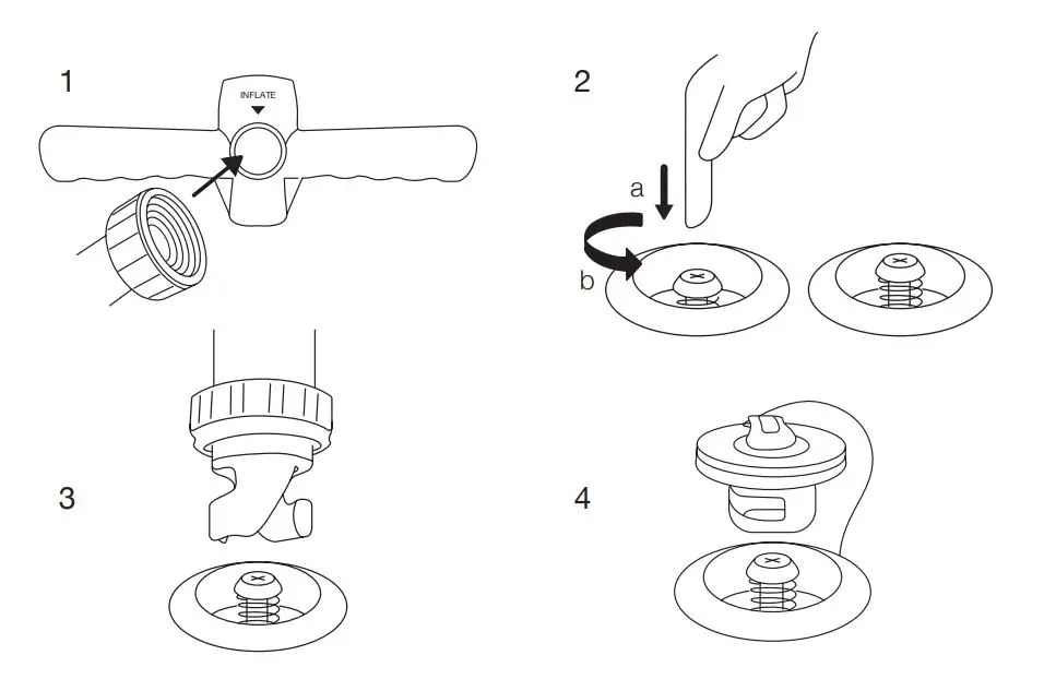 ACTIVE ERA WS-01BU-UK Inflatable Stand-Up Paddle Board with Kayak Conversion - Inflation