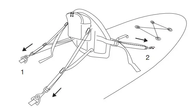 ACTIVE ERA WS-01BU-UK Inflatable Stand-Up Paddle Board with Kayak Conversion - Kayak Seat