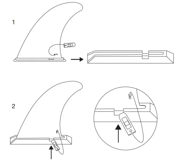 ACTIVE ERA WS-01BU-UK Inflatable Stand-Up Paddle Board with Kayak Conversion - Removable Centre Fin