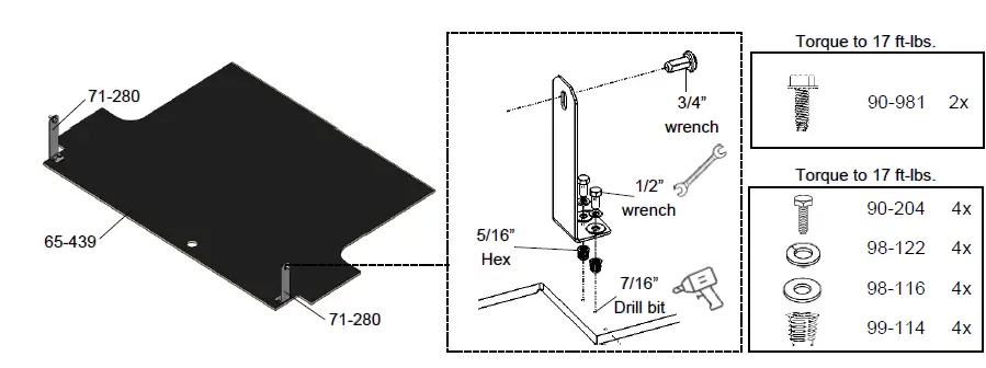 RANGER DESIGN 6541-FTL No-Drill Ford Transit 148 Floor-FIG9