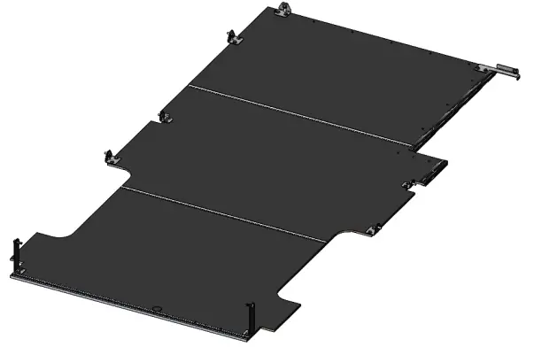 RANGER DESIGN 6541-FTL No-Drill Ford Transit 148 Floor-PROD