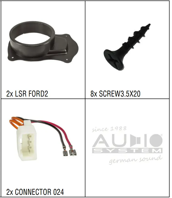 AUDIO SYSTEM FORD AMI SERIES EVO Special Compo System - fig