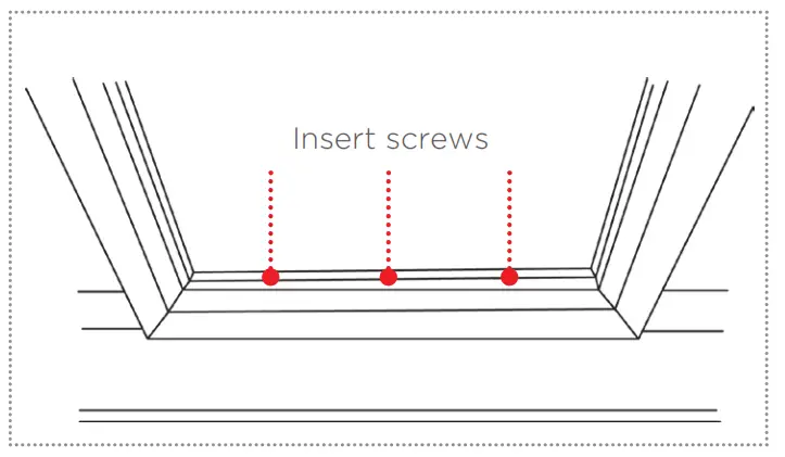 SCREWFIX Crystal Top Opening Double Glazed Casement White uPVC Window - Affixing