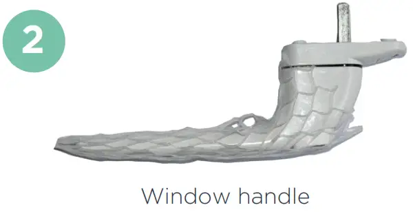 SCREWFIX Crystal Top Opening Double Glazed Casement White uPVC Window - fig 5