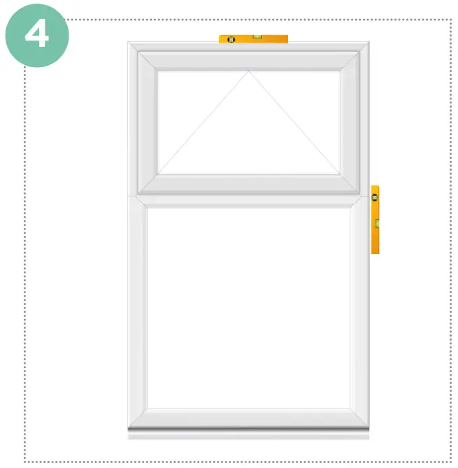 SCREWFIX Crystal Top Opening Double Glazed Casement White uPVC Window - new frame