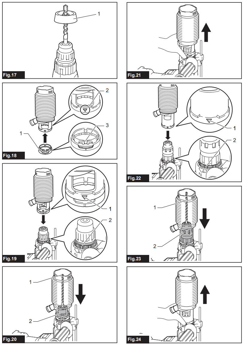 Makita HR3011FC Combination Hammer - Fig.3