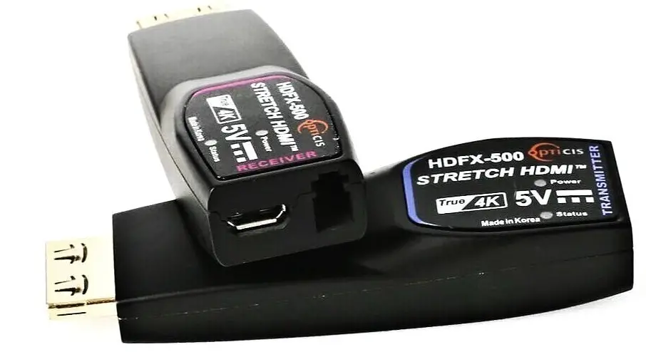 Opticis Hdfx-700-tr One (1) Fiber Hdmi 2.0 Optical Detachable Extender User Manual