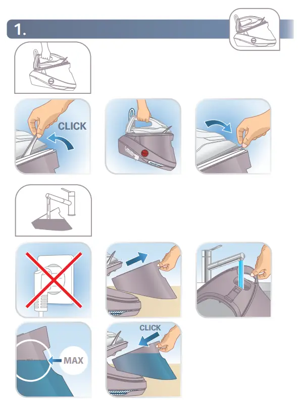 Tefal GV9711 Pro Express Ultimate II Steam Iron - fig 2