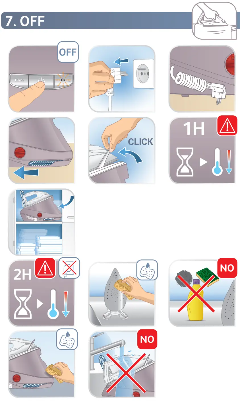 Tefal GV9711 Pro Express Ultimate II Steam Iron - fig 5