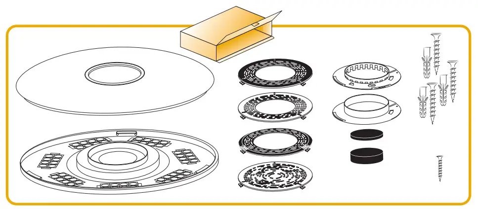 idinio 210629 Wi-Fi Ceiling Light with Docking - Figure 1