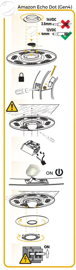 idinio 210629 Wi-Fi Ceiling Light with Docking - Figure 4