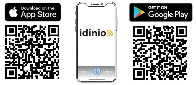 idinio 210629 Wi-Fi Ceiling Light with Docking - qr 2