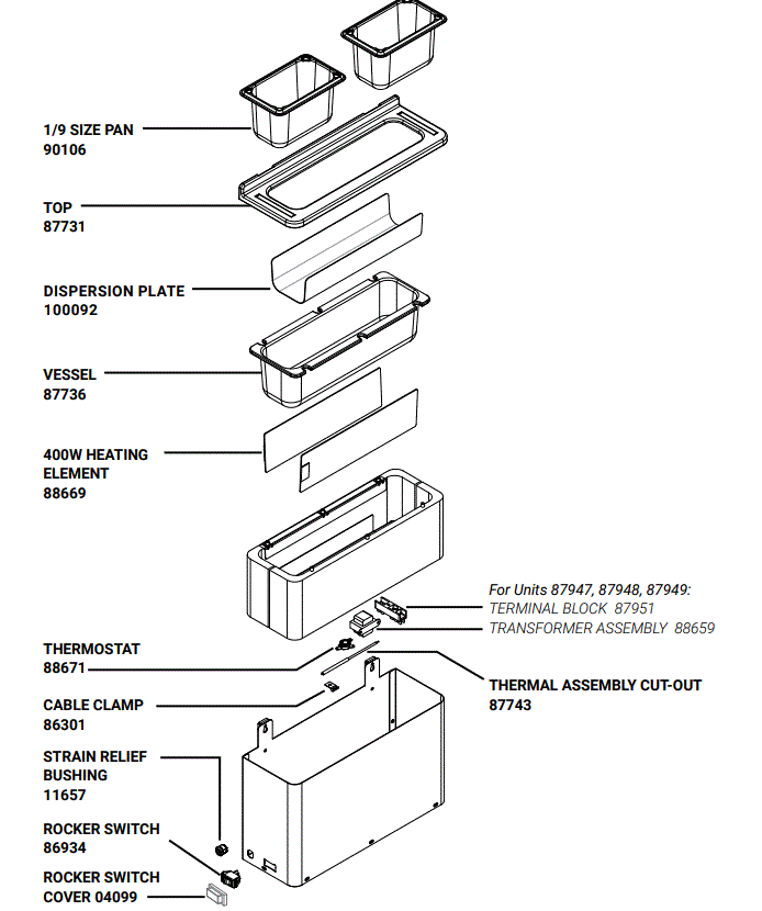 SERVER 87740 Conservewell Mounted Utensil Holder 19