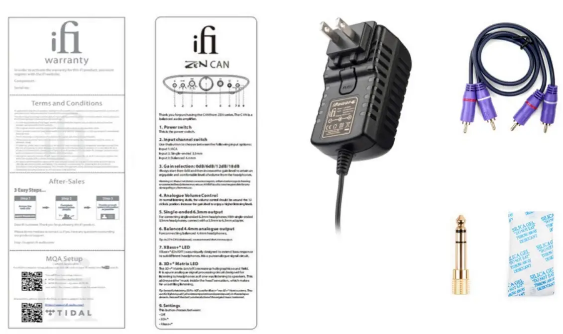 ifi audio ZEN CAN Balanced Desktop Headphone Amp and Preamp - box