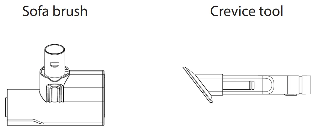 womow Cordless Vacuum Cleaner - Sofa brush