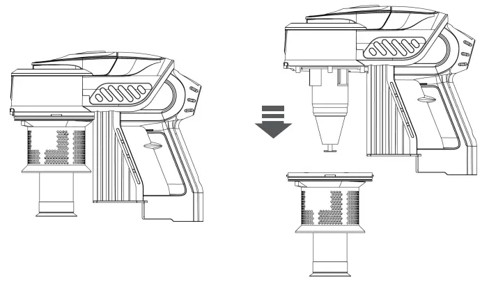 womow Cordless Vacuum Cleaner - before reinstalling