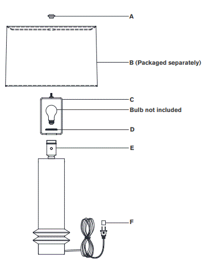 VISUAL COMFORT PCD 3603 Montaigne Medium Table Lamp 1