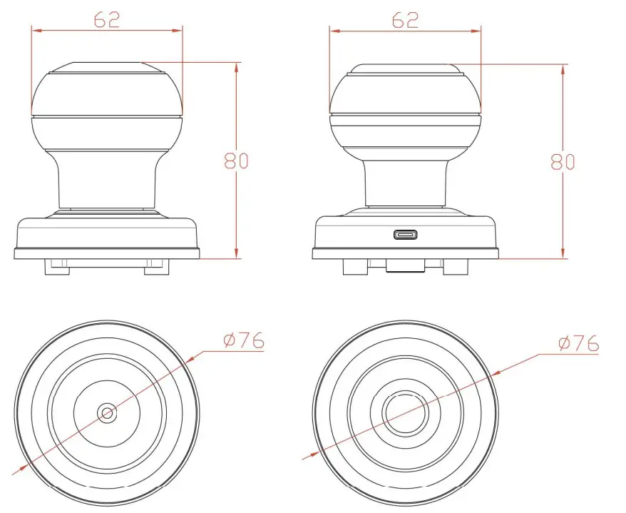GeekTale K01 Fingerprint Lock - Pooduct