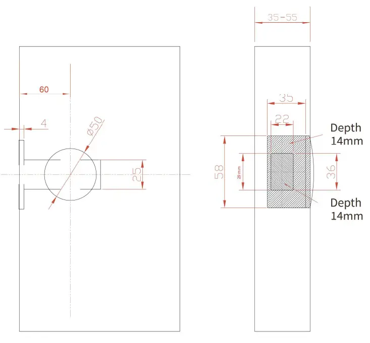GeekTale K01 Fingerprint Lock - Ribbon 1