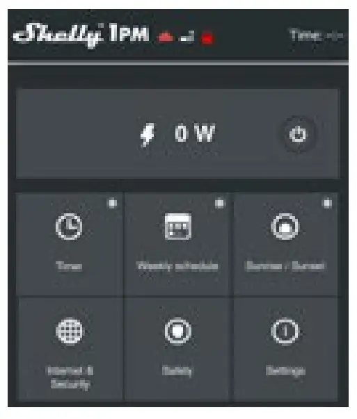 Shelly 1PM WiFi Relay Switch with Power Metering - app4