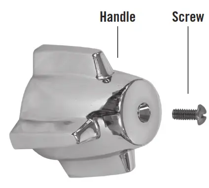 EVERBILT 88601 Posi Temp Moen Acrylic Handle - Buttons